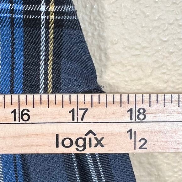 Vintage Y2K No Appt Necessary Womens Plaid Pleated Mini Skirt XS - Picture 7 of 7